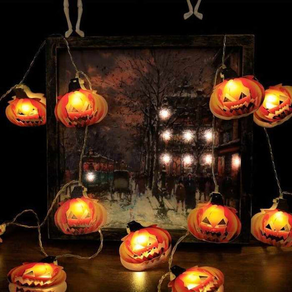 20 LED Pumpkin Halloween String Lights