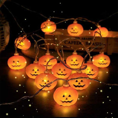20 LED Pumpkin Halloween String Lights - Aroflit