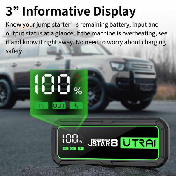 20000mAh Car Jump Starter Power Bank 3000A Car Booster - Aroflit