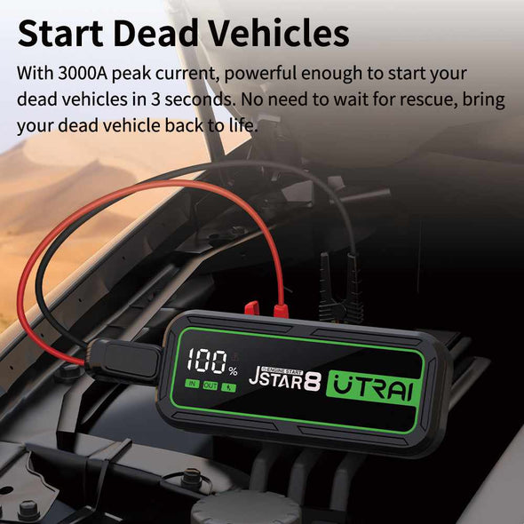 20000mAh Car Jump Starter Power Bank 3000A Car Booster - Aroflit