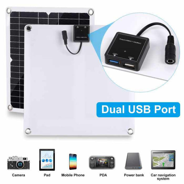200W Solar Panel Kit 12V Battery Charger & 100A Controller - Aroflit