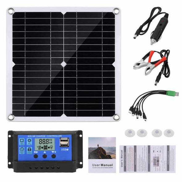 200W Solar Panel Kit 12V Battery Charger & 100A Controller - Aroflit