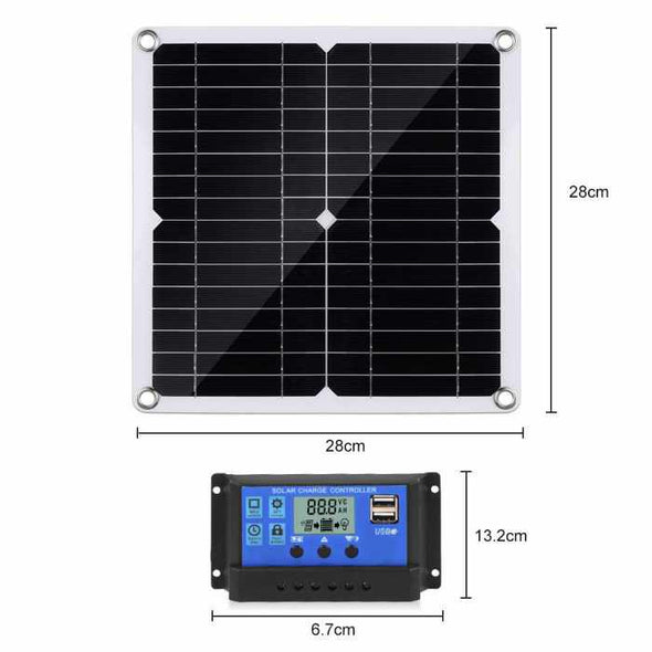 200W Solar Panel Kit 12V Battery Charger & 100A Controller - Aroflit