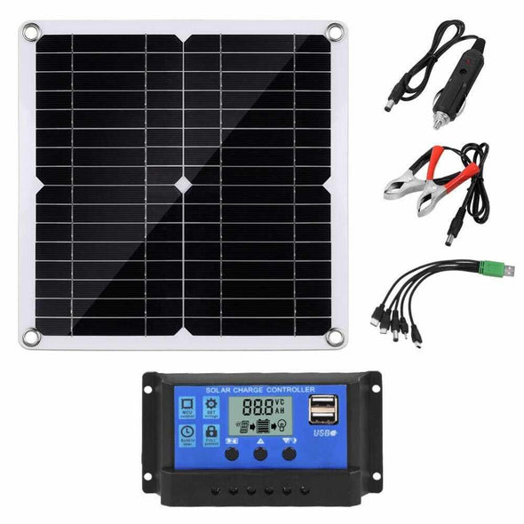 200W Solar Panel Kit 12V Battery Charger & 100A Controller - Aroflit