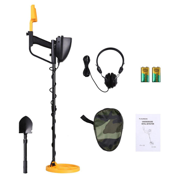 Mega Detector Gold Metal Detector with Shovel & Headphones for Kids