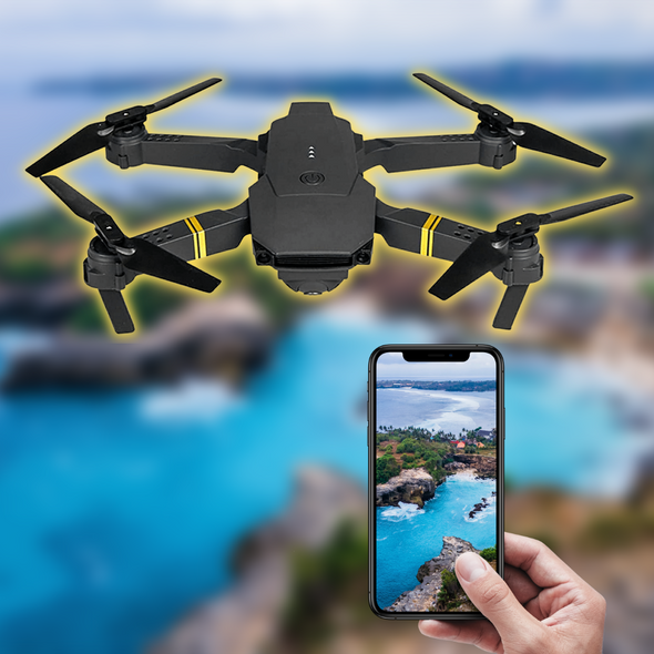 Premium Mini 4K Flying Dual Camera RC Drone Kit with Foldable Design