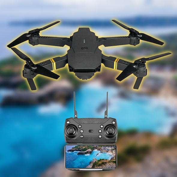 Premium Mini 4K Flying Dual Camera RC Drone Kit with Foldable Design