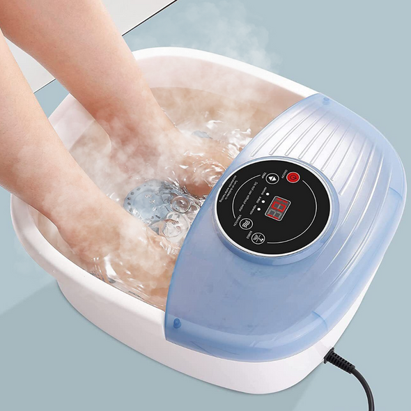 Temperature Controlled Foot Bubble Bath Massager, Heated Foot Spa
