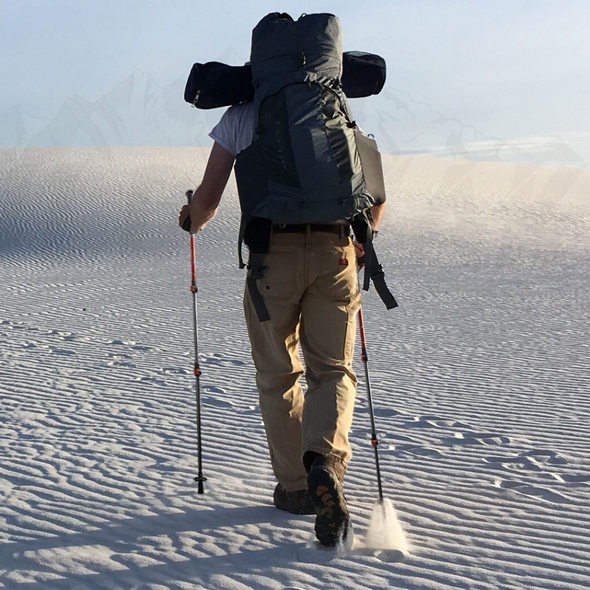 Heavy Duty Adjustable Hiking Trekking Walking Poles