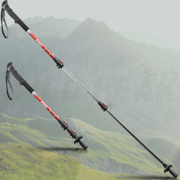 Heavy Duty Adjustable Hiking Trekking Walking Poles