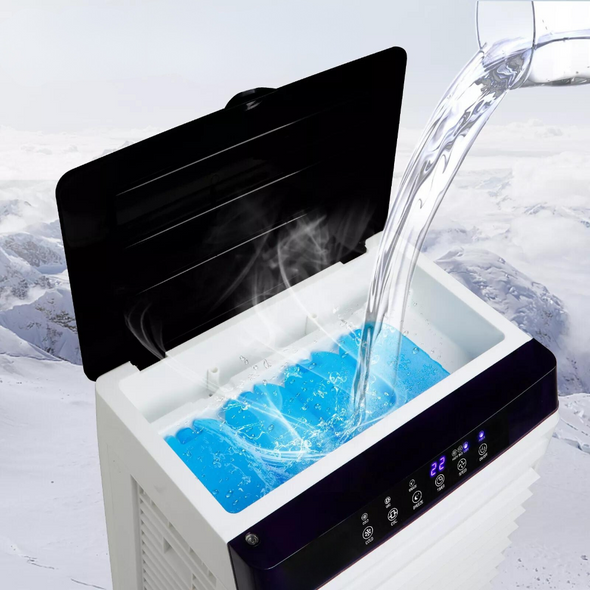 HiBreeze Swamp Cooler Fan - 3-in-1 Portable Evaporative Air Cooler