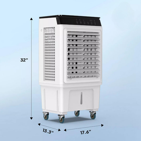 HiBreeze Swamp Cooler Fan - 3-in-1 Portable Evaporative Air Cooler