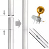 20ft Telescopic Flagpole Kit, Rustproof Aluminum, Adjustable Height - Aroflit