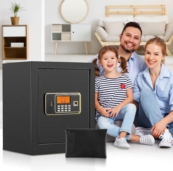 2.2 Cub Safe Box with Digital Combination LED Lock, Secure Storage - Aroflit