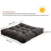 22 - Inch Square Corduroy Floor Pillow, Soft & Comfortable Cushion - Aroflit