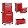 24'' Rolling Tool Chest with Drawers & Wheels – Heavy Duty Storage Cabinet - Aroflit