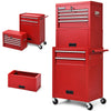 24'' Rolling Tool Chest with Drawers & Wheels – Heavy Duty Storage Cabinet - Aroflit