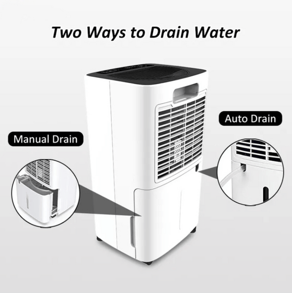 25 Pint Quiet Portable Bathroom Dehumidifier - Aroflit