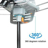 250 Miles HD TV Digital Antenna, 360° Rotating, Free 4K TV Channels - Aroflit