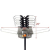 250 Miles Outdoor Digital HDTV Antenna, Motorized 360° Rotation - Aroflit