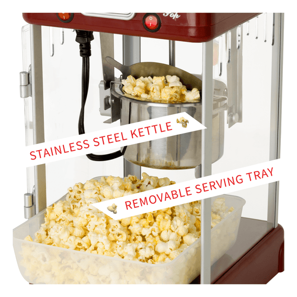 2.5oz Retro Popcorn Machine Maker for Home Theater and Parties - Aroflit