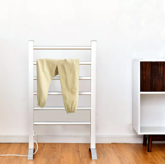 Freestanding Electric Heated Towel Warmer Drying Rack, Comfort