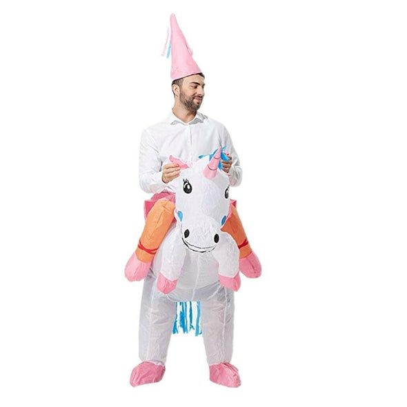 Funny Inflatable Blow-Up Adult Halloween Costume, Fun Party Suit