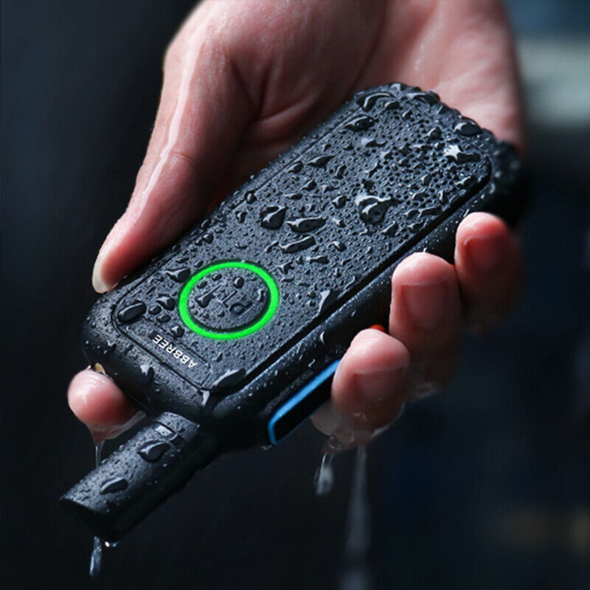 Long Distance Waterproof Two-Way Walkie Talkie with Emergency Features