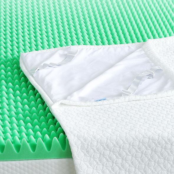 Premium Full-Size Memory Foam Mattress Topper, Cooling
