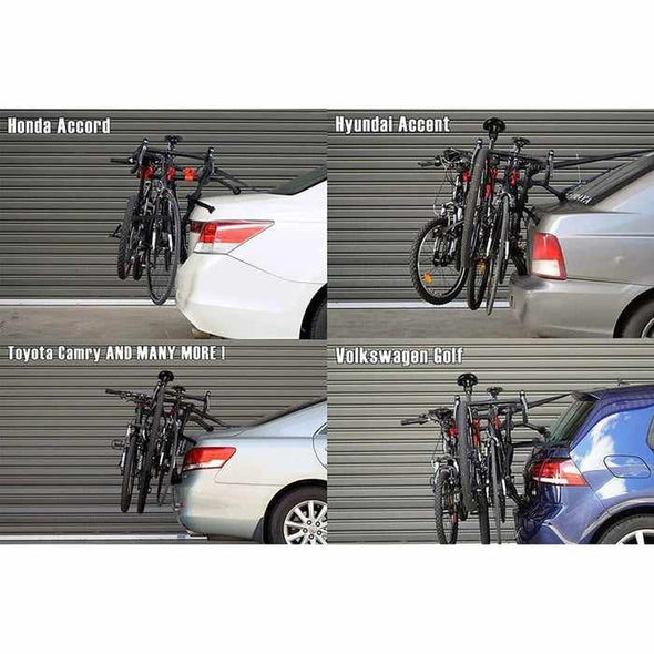 3-Bike Hatchback Mount Carrier Rack For Car-Aroflit