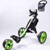 3 Wheel Golf Bag Push-Pull Walking Cart-Aroflit