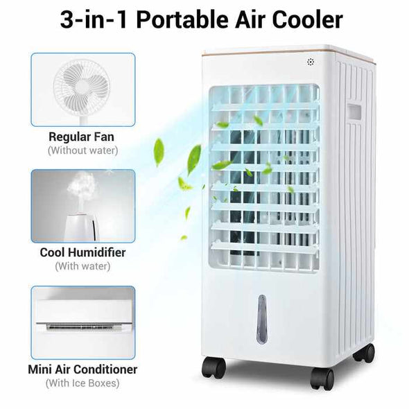 3 in 1 Portable Evaporative Air Cooler Fan-Aroflit
