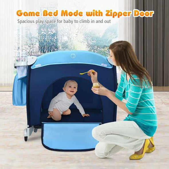3 in 1 Baby Portable Folding Travel Crib - Aroflit