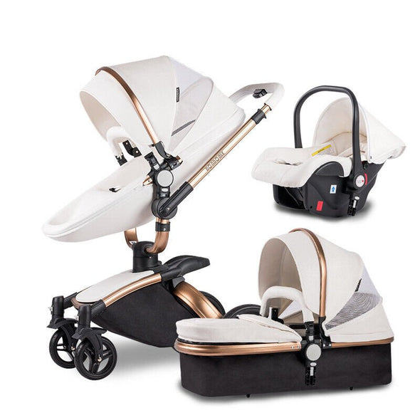 3 in 1 baby pram – 360° Rotation - Aroflit