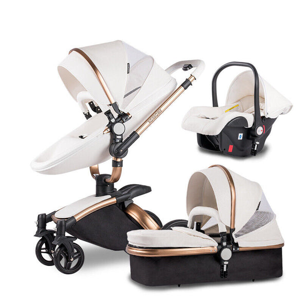 3 in 1 baby pram – 360° Rotation