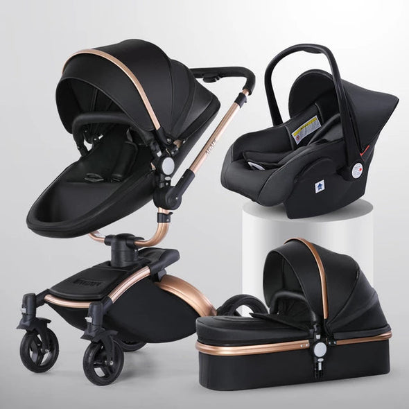 3 in 1 baby pram – 360° Rotation