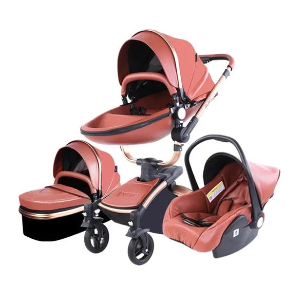 3 in 1 baby pram – 360° Rotation