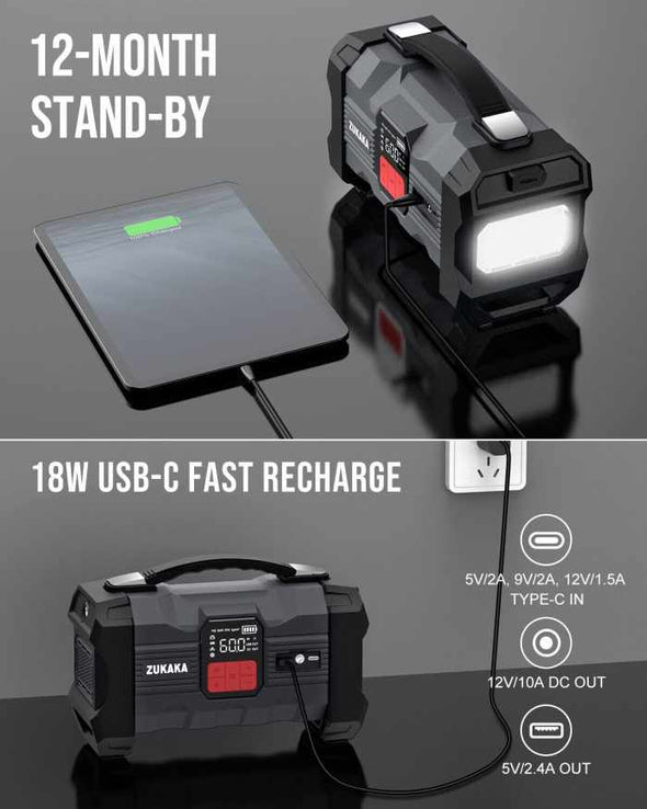 3 - in - 1 Car Jump Starter Battery Booster Charger & Air Compressor - Aroflit