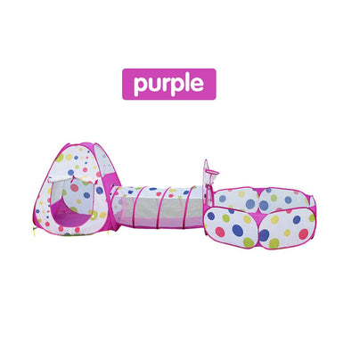3 in 1 Childrens Pop Up Play Tent - Aroflit