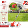 3 - in - 1 Cordless Electric Lawn Edger, Lightweight Grass & Weed Trimmer - Aroflit