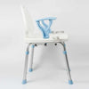 3 in 1 Elderly Shower Chair With Bedside Commode - Aroflit