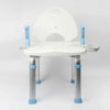 3 in 1 Elderly Shower Chair With Bedside Commode - Aroflit