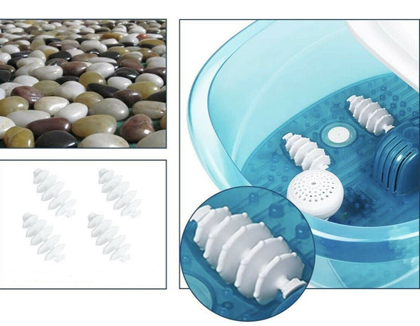 3 - in - 1 Heated Foot Spa with Bubbles and Vibration for Relaxation - Aroflit