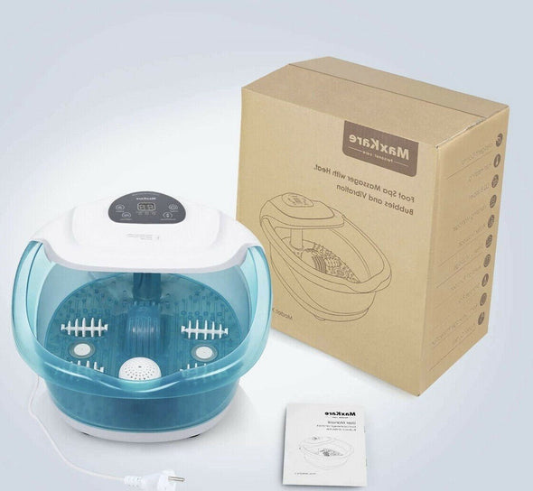 3 - in - 1 Heated Foot Spa with Bubbles and Vibration for Relaxation - Aroflit