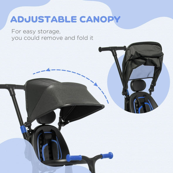 3 in 1 Kids Trike with Parent Handle Balance Bike - Aroflit