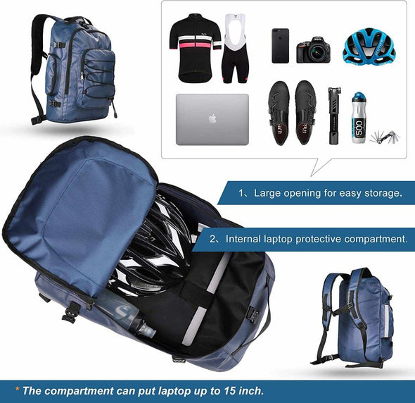 3 in 1 Pannier Waterproof Bag for Bike 65L Rack Bag - Aroflit