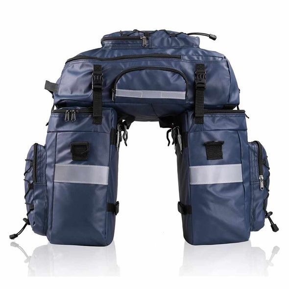 3 in 1 Pannier Waterproof Bag for Bike 65L Rack Bag - Aroflit