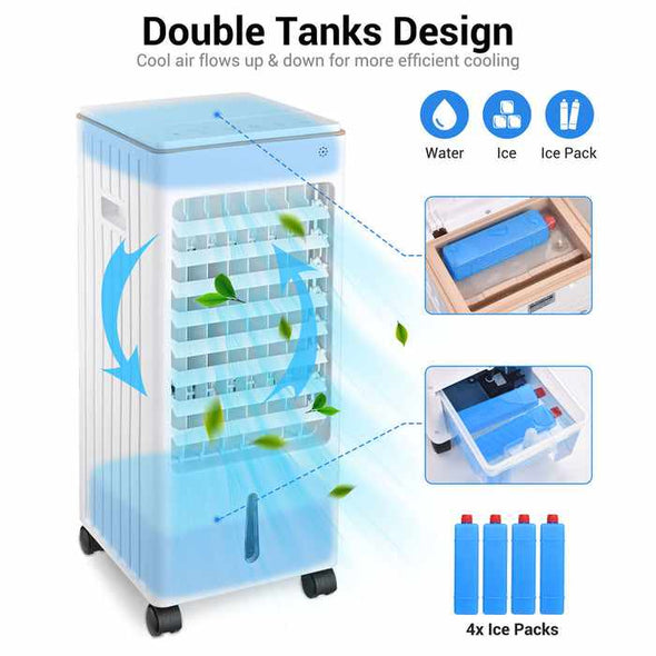 3 in 1 Portable Evaporative Air Cooler Fan - Aroflit