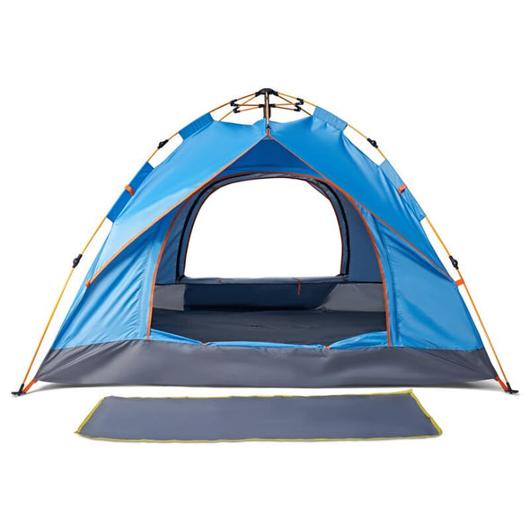 3 Person Automatic Pop Up Camping Tent With Waterproof and UV Protection - Aroflit