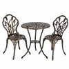 3 Piece Outdoor Bistro Table & Chair Set﻿ - Aroflit